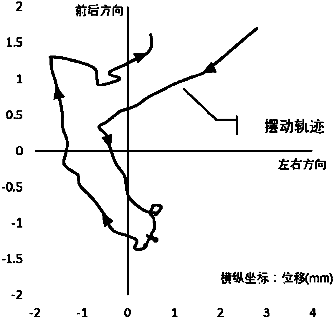 Balance ability detection method and device based on nonlinear technology