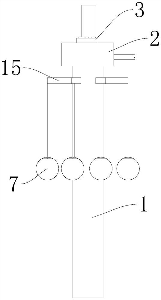 Ecological-imitating stand column and cultivation system suitable for growth of epiphytic orchid