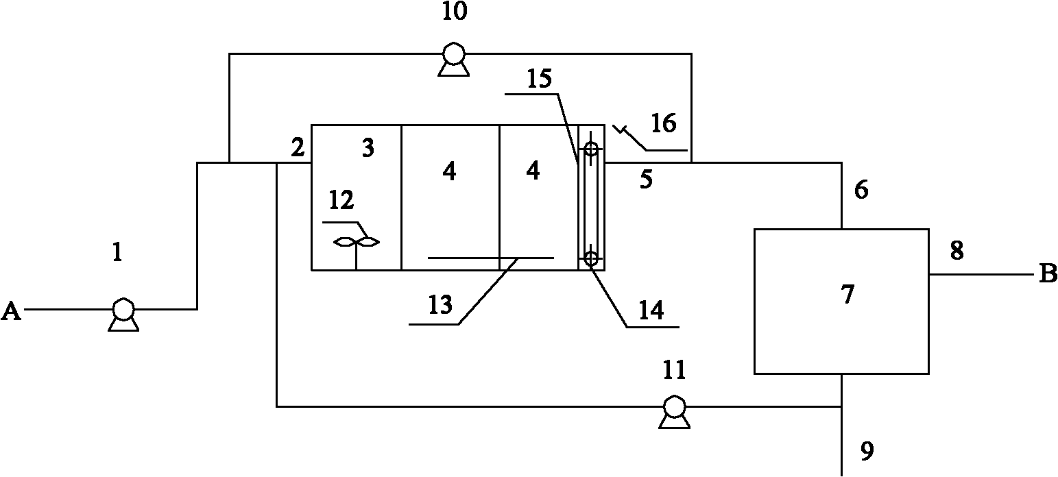 Bio-augmentation treatment system for coking wastewater