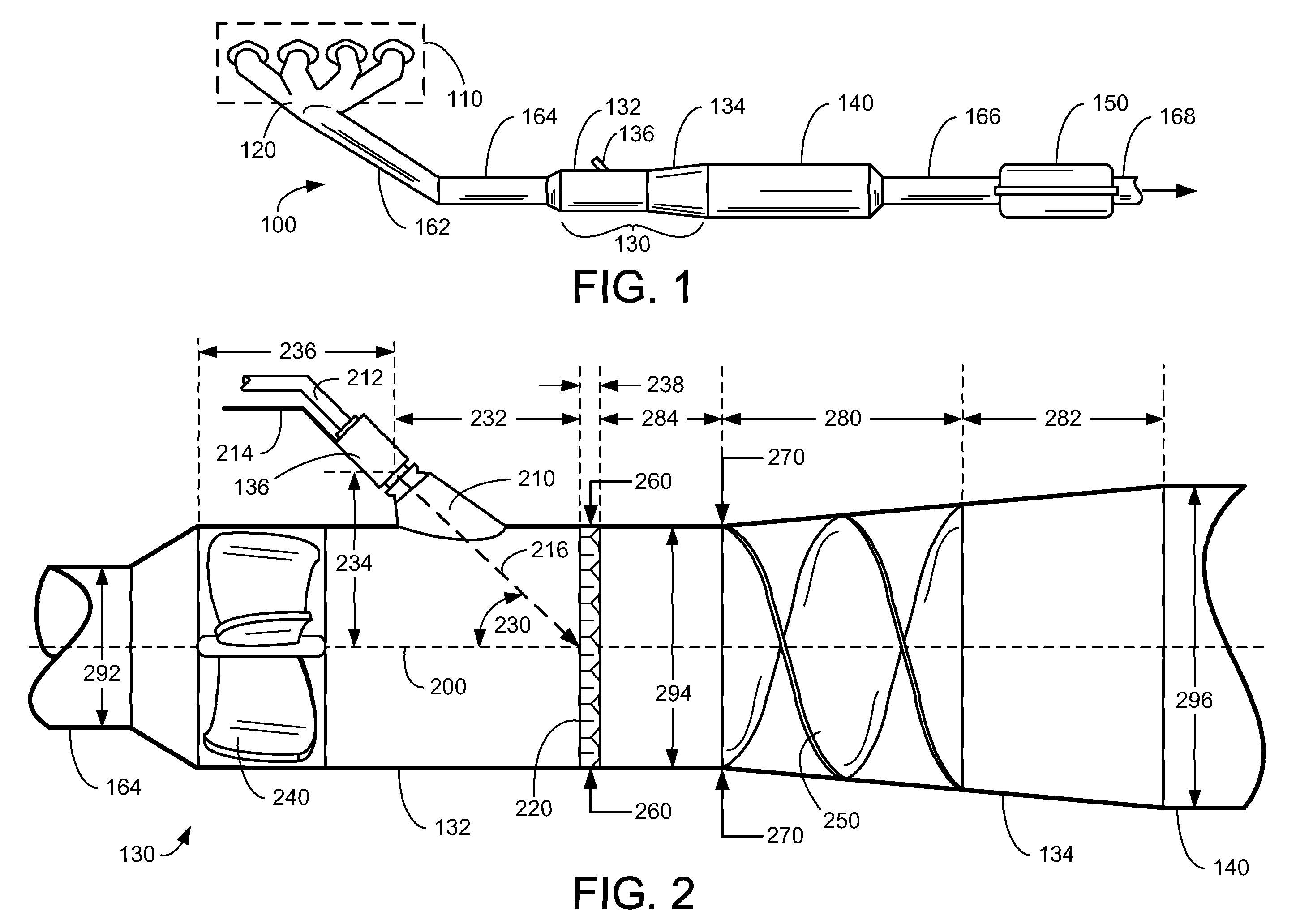 Approach for delivering a liquid reductant into an exhaust flow of a fuel burning engine