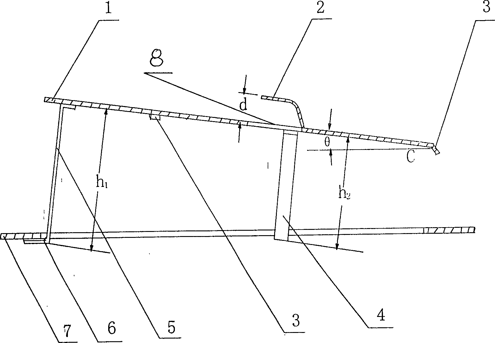 Guide float valve tray