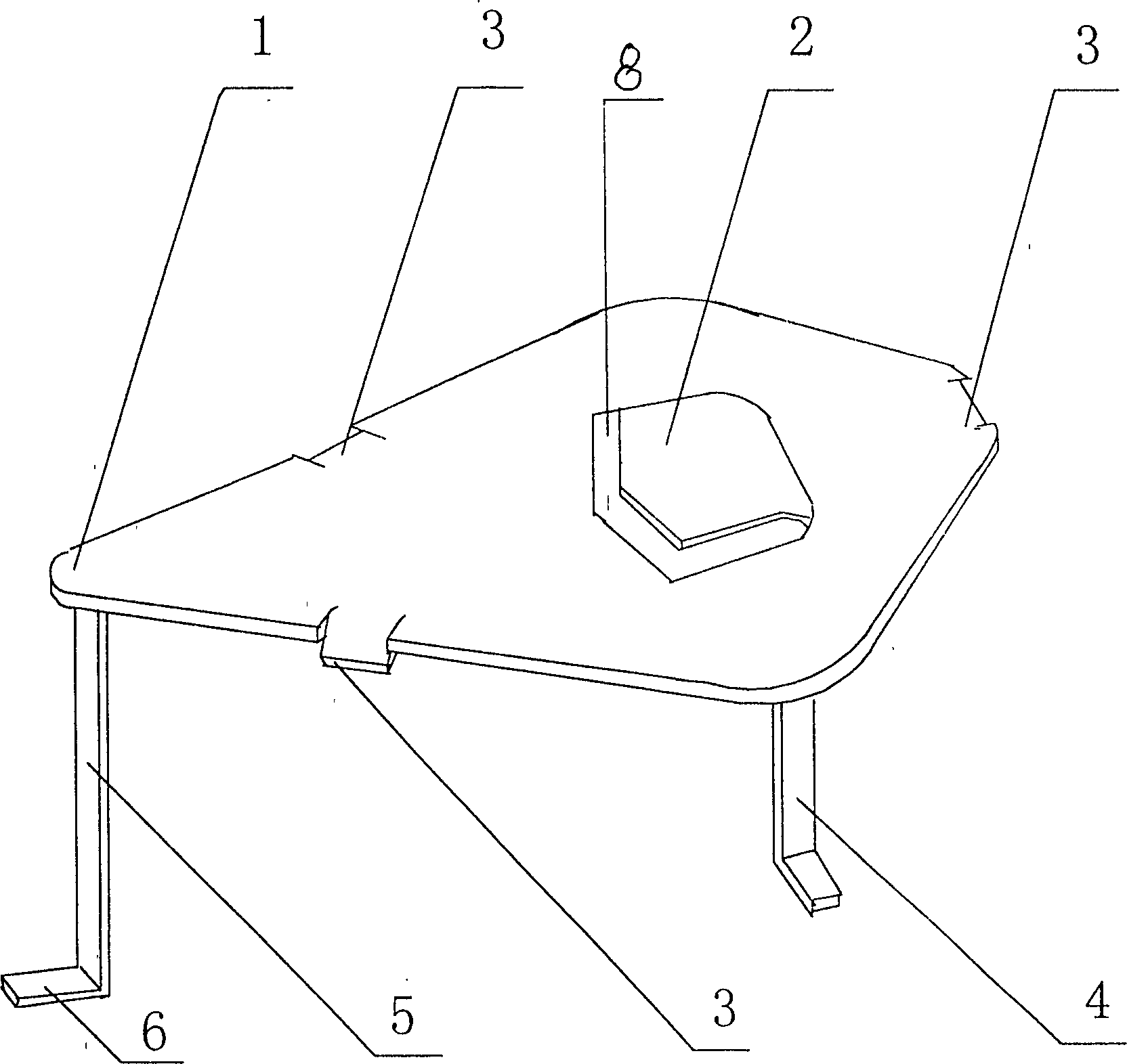 Guide float valve tray