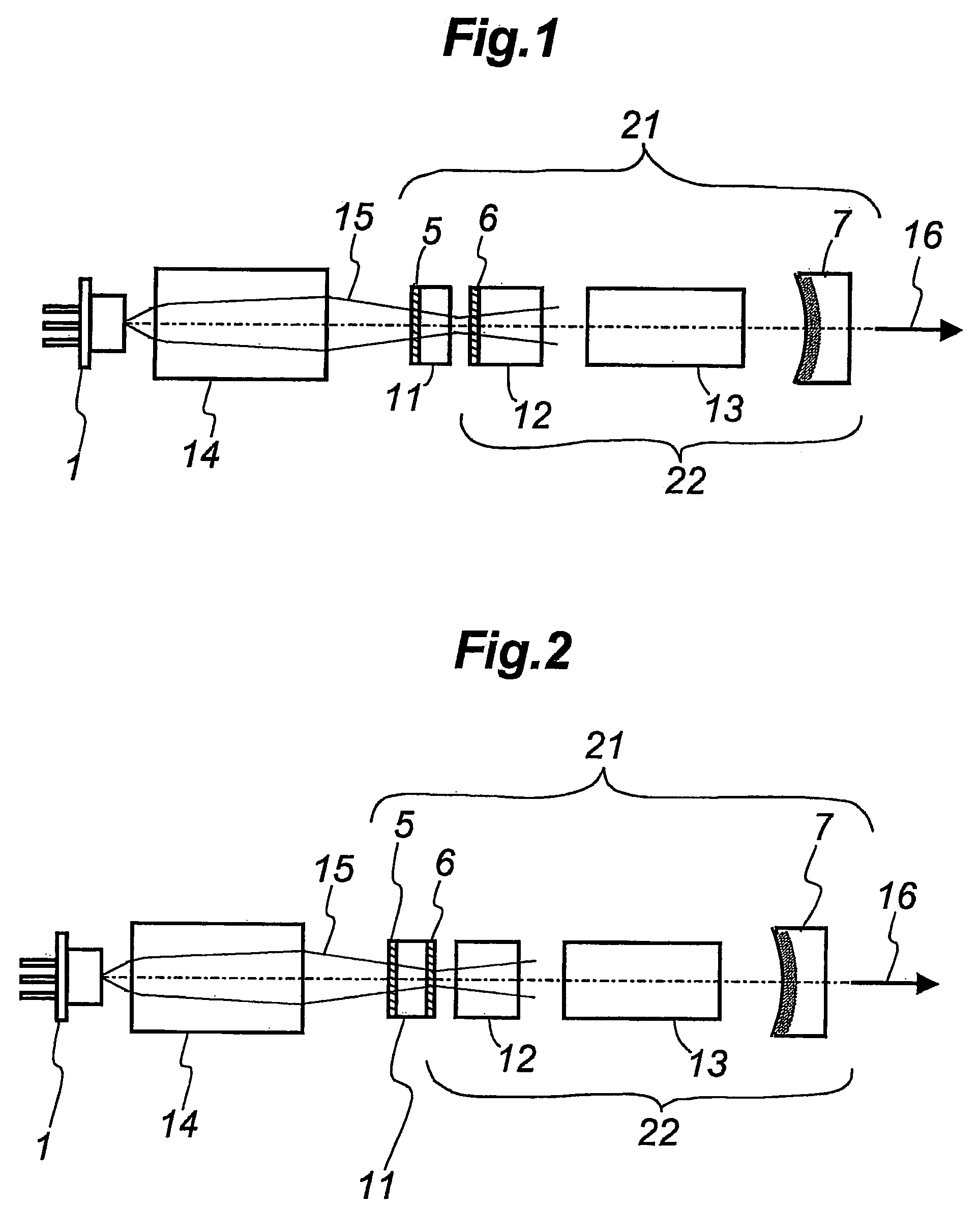 Intracavity sum-frequency mixing laser