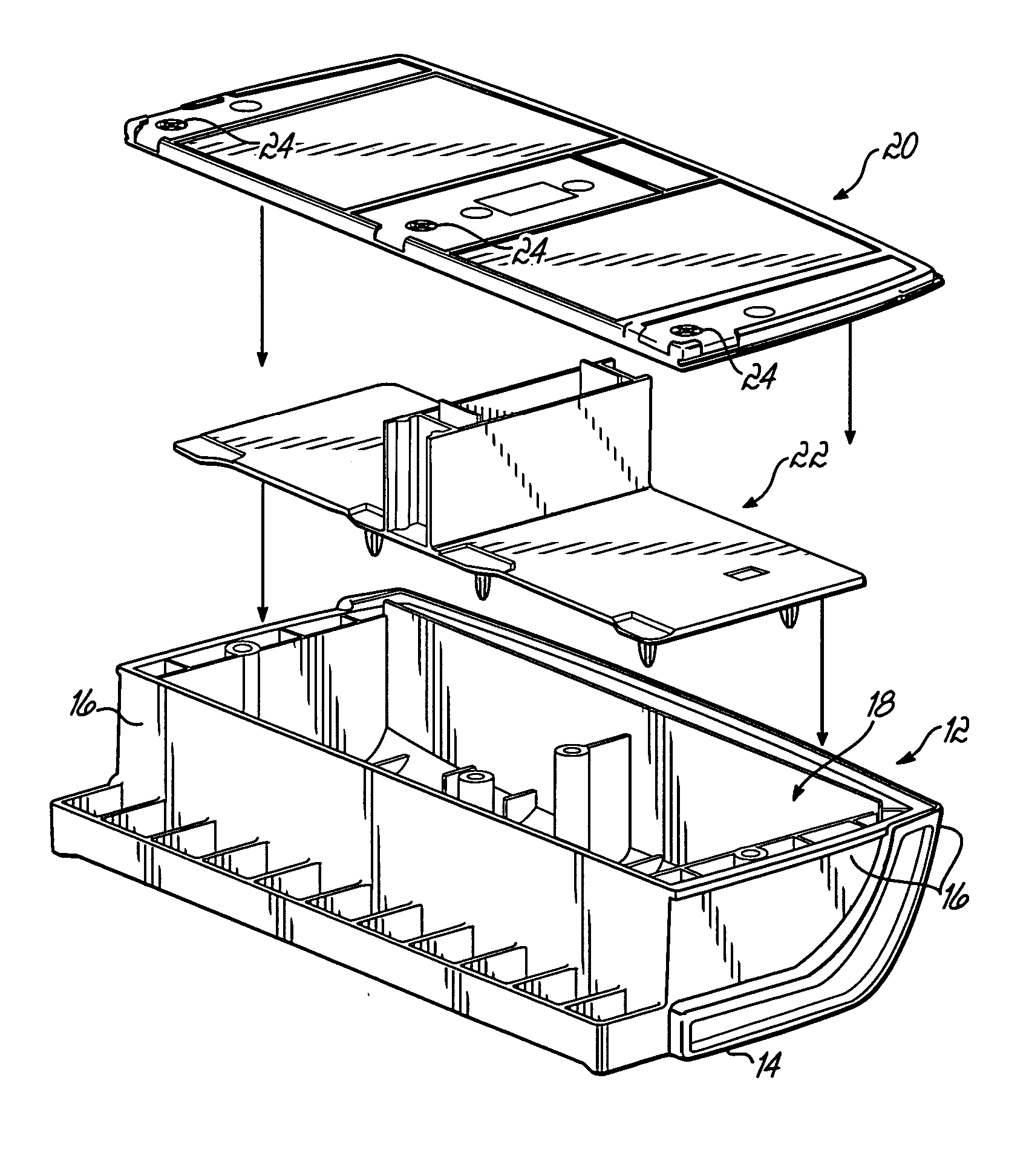 Fire shielding battery case