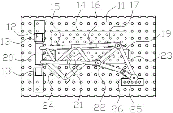 Processing method for front half body combination of riding type motorcycle frame