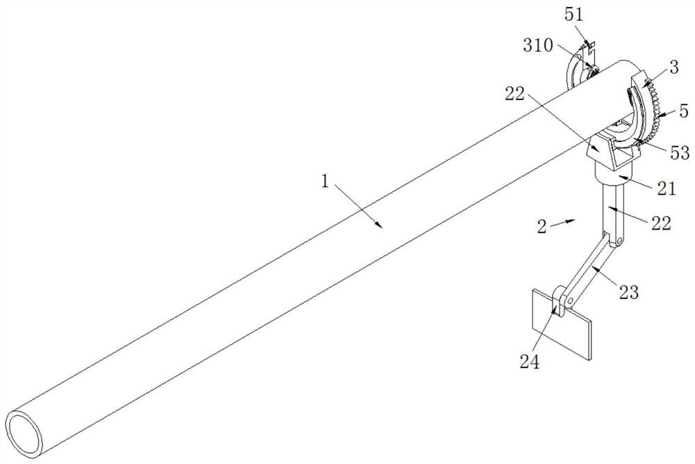 Robot for transversely standing to carry welded steel plates