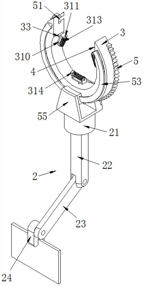 Robot for transversely standing to carry welded steel plates