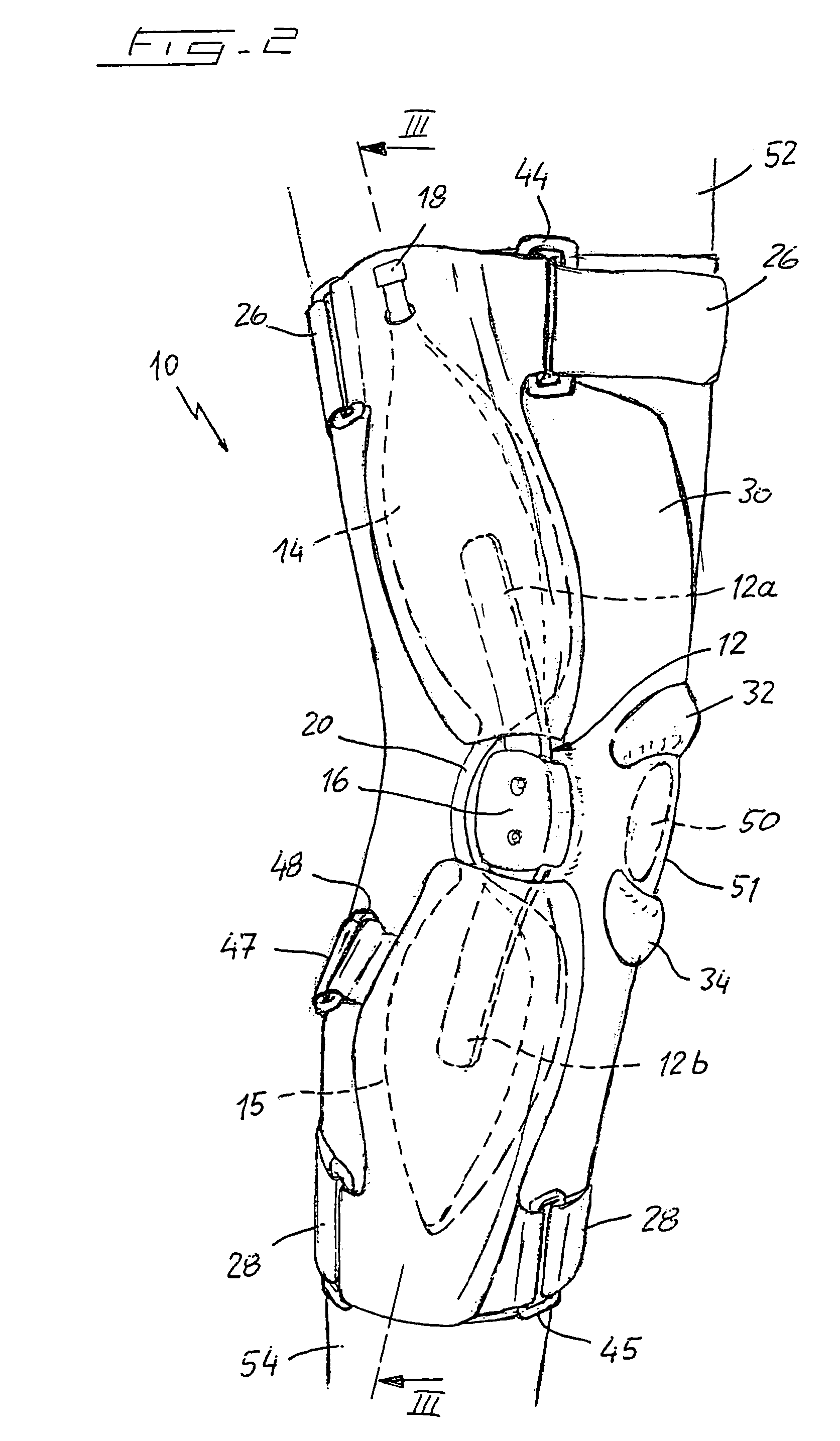 Knee-joint orthesis