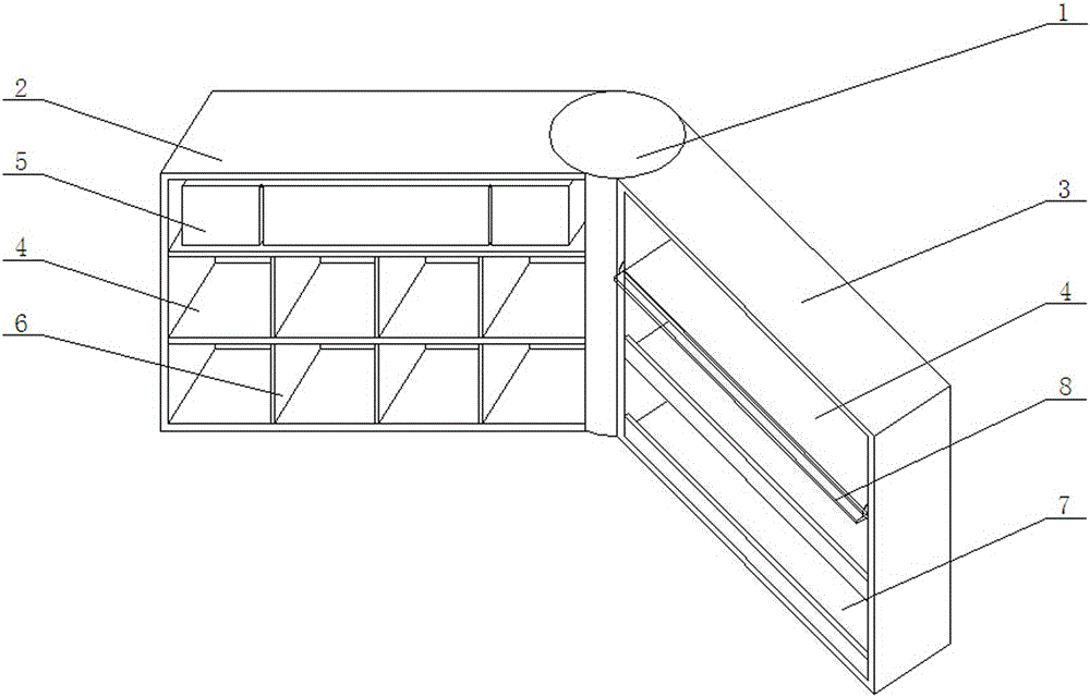 Rotary bookshelf