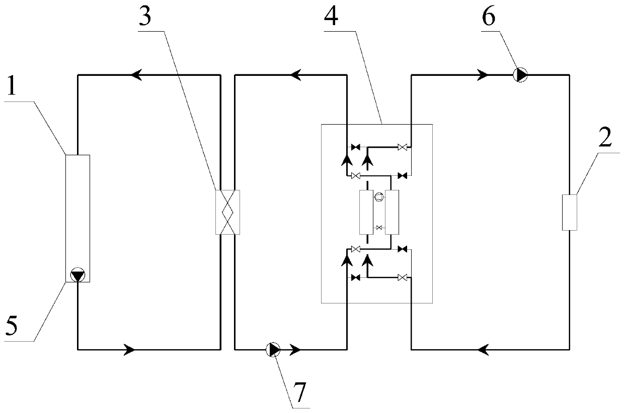 Dirty water source heat pump system