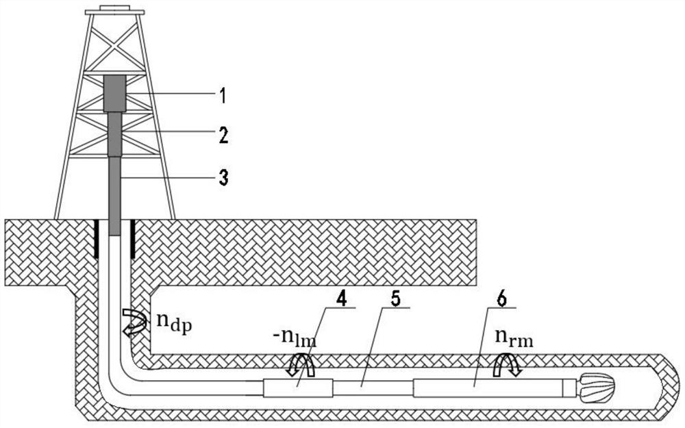 Downhole decoupling clutch rotary steering drilling method and reverse motor clutch