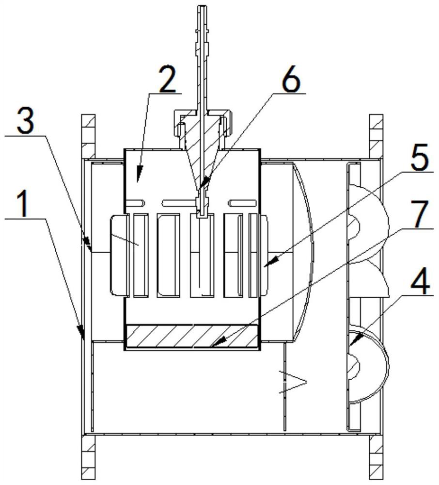 Nitrogen oxide mixing treatment device