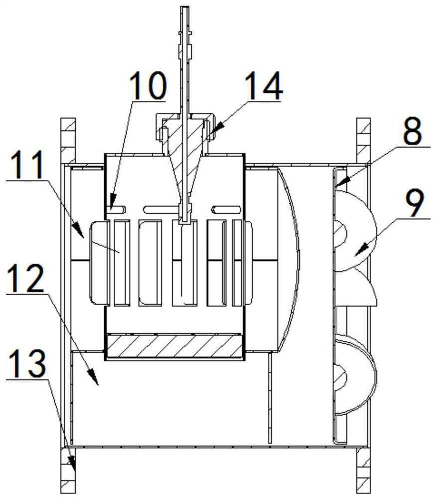 Nitrogen oxide mixing treatment device