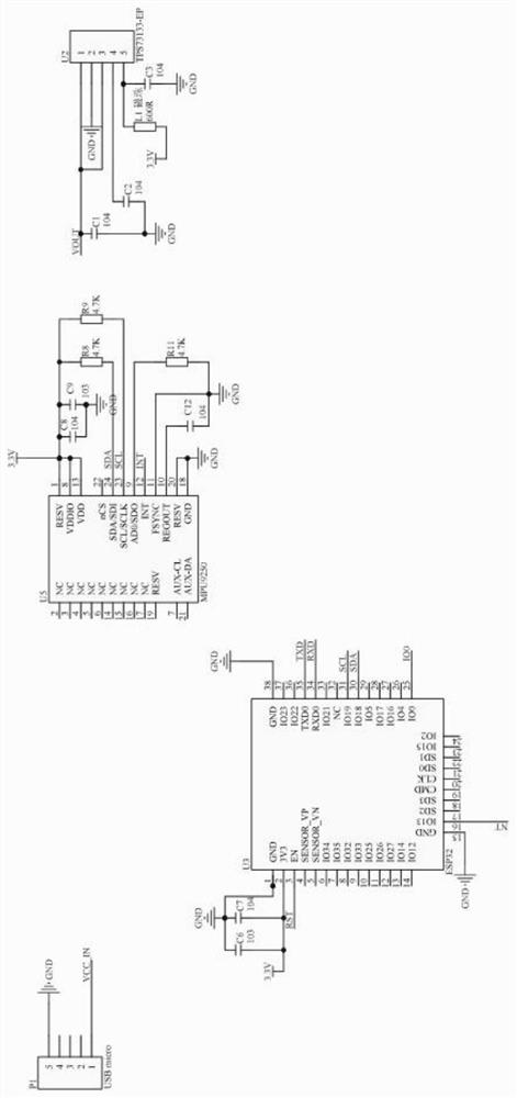 Circuit and method for continuously and dynamically measuring joint movement angle