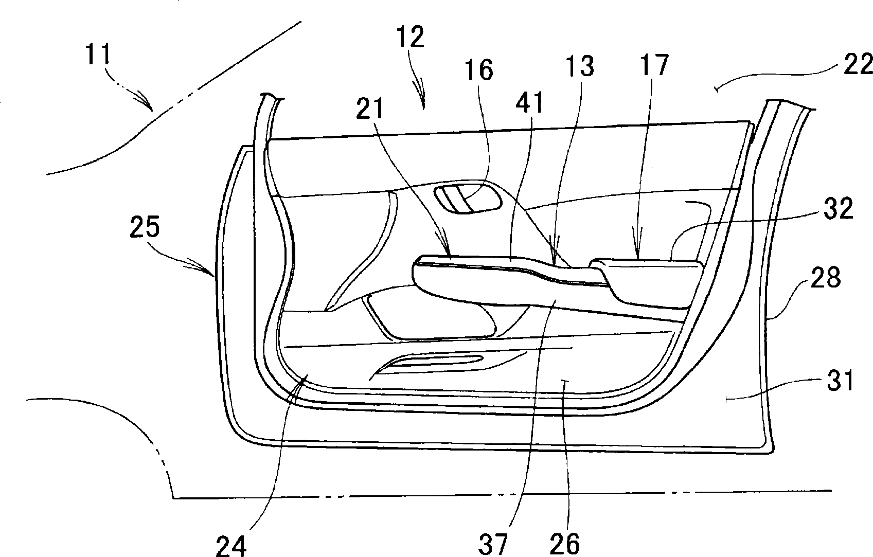 Interior part for vehicle