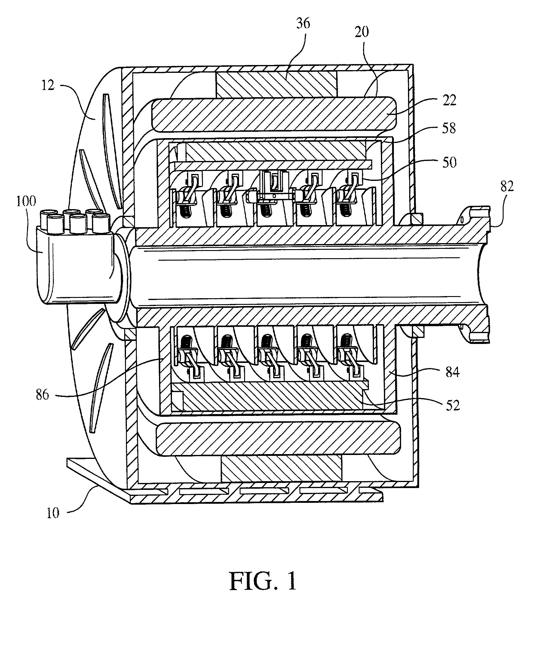 Stator coil assembly for superconducting rotating machines