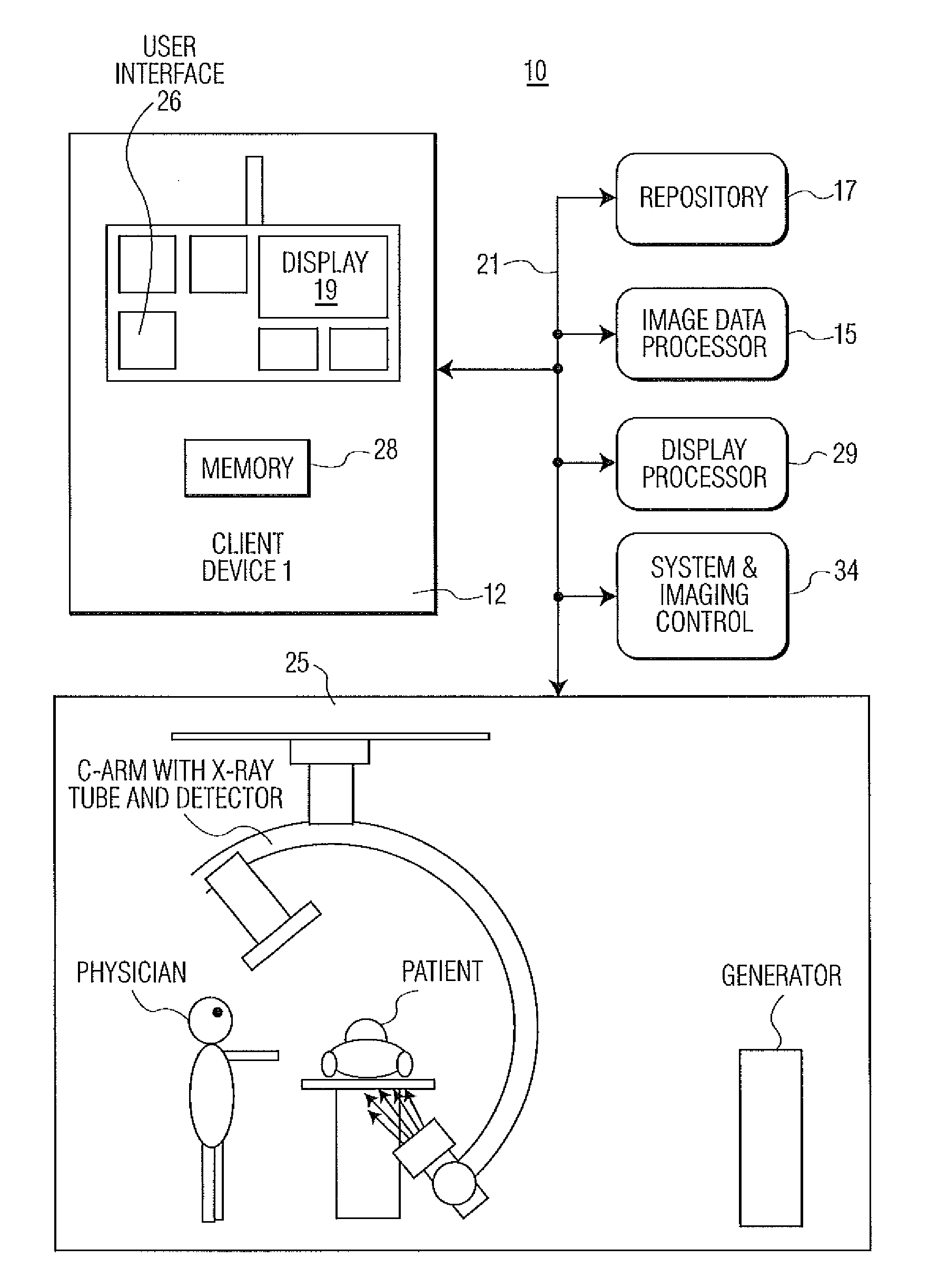 System for Providing Digital Subtraction Angiography (DSA) Medical Images