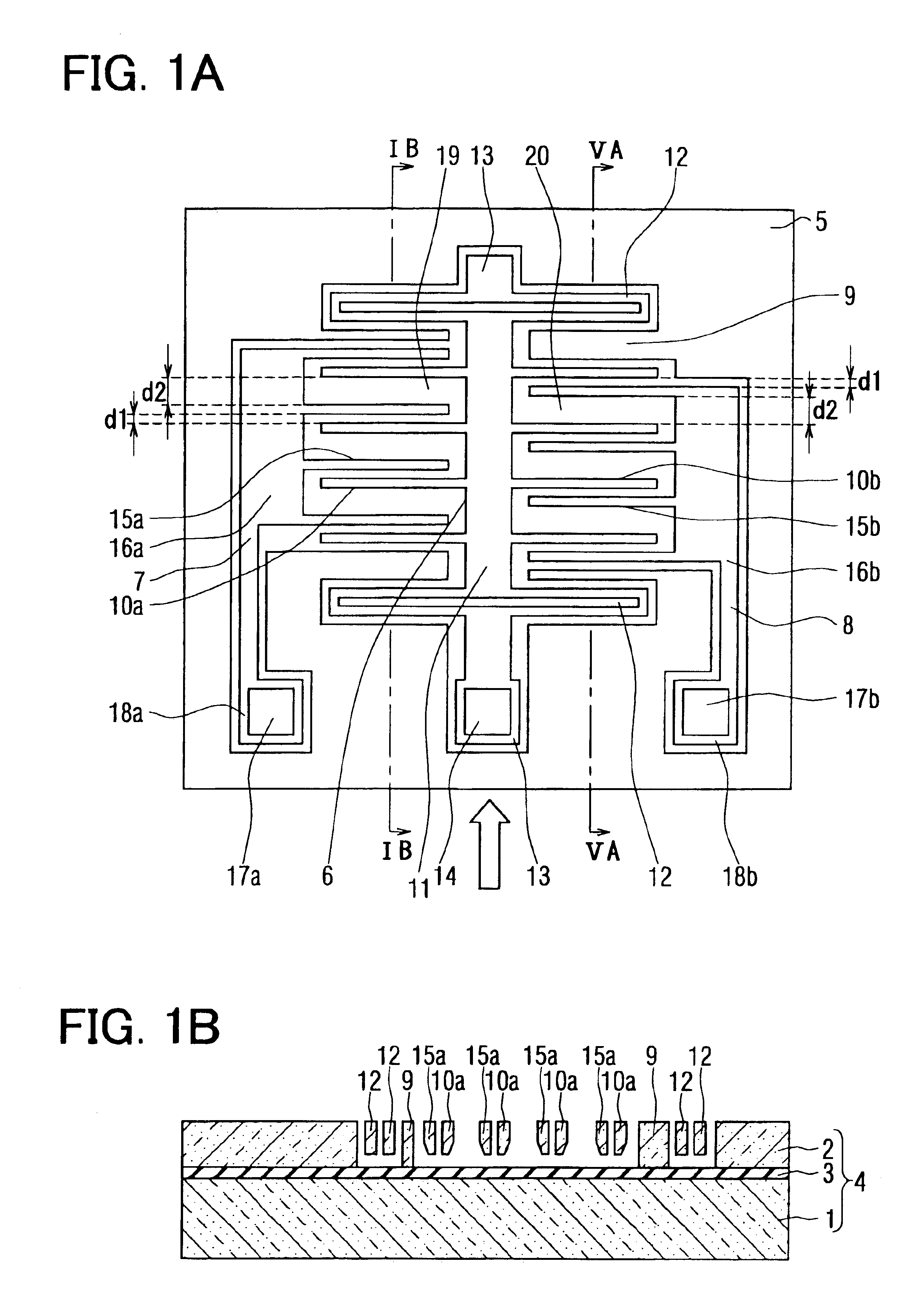 Capacitive dynamic quantity sensor, method for manufacturing capacitive dynamic quantity sensor, and detector including capacitive dynamic quantity sensor