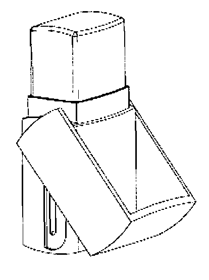 Unitary Cosmetic Compact With Decoupled Motion