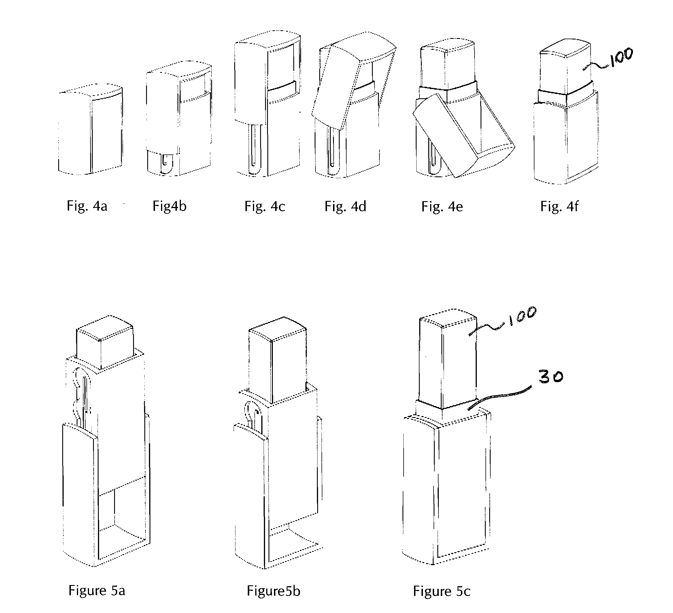 Unitary Cosmetic Compact With Decoupled Motion