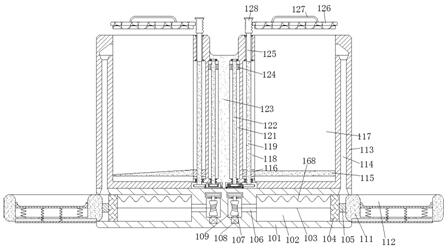 A pet feeding machine for automatic replenishment of food and water