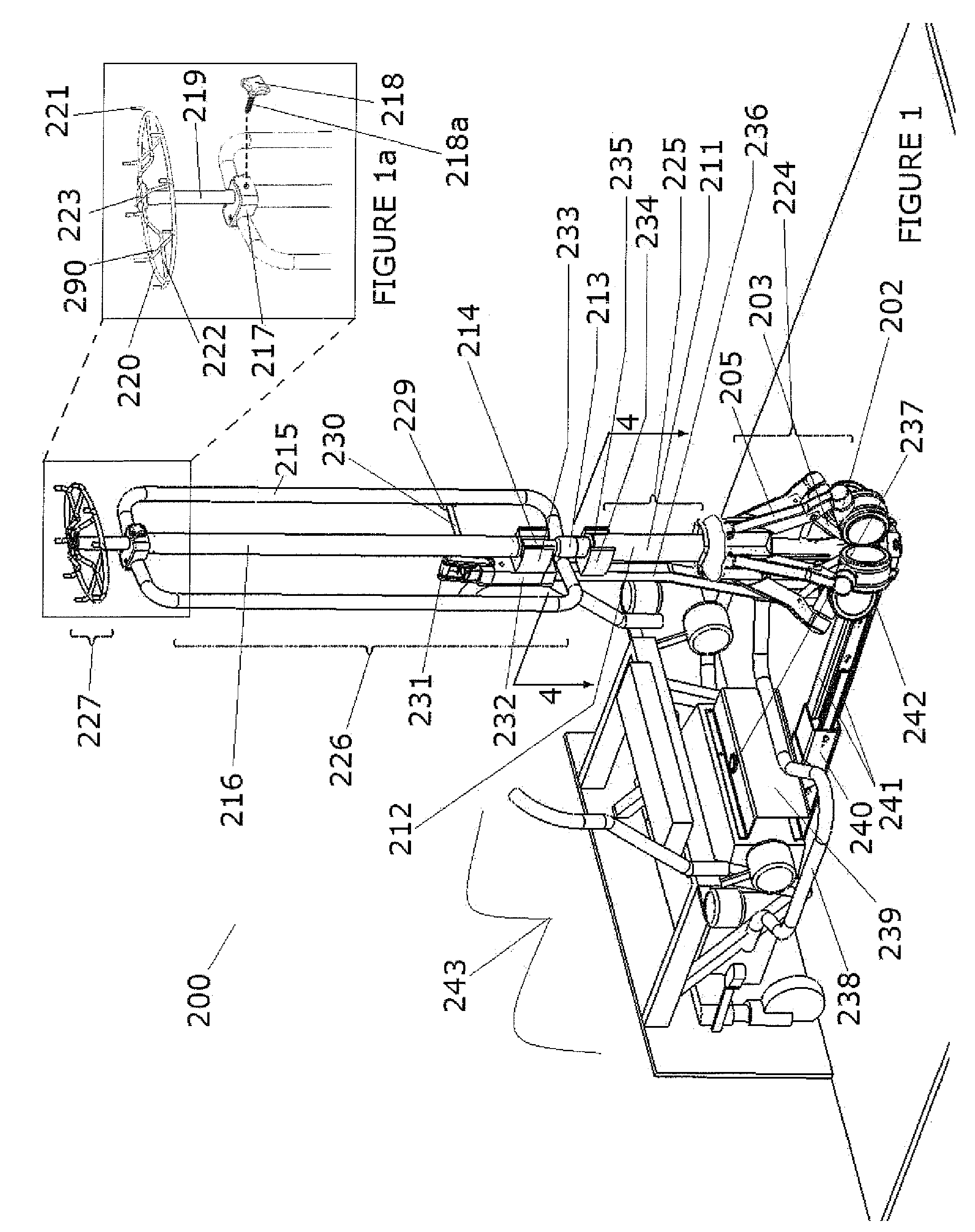 Transformable intravenous pole