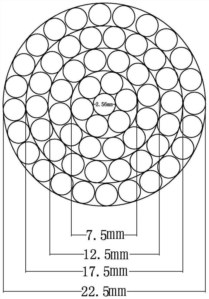 Pressing-like special-shaped wire stranded conductor single-wire drawing die, conductor and processing method