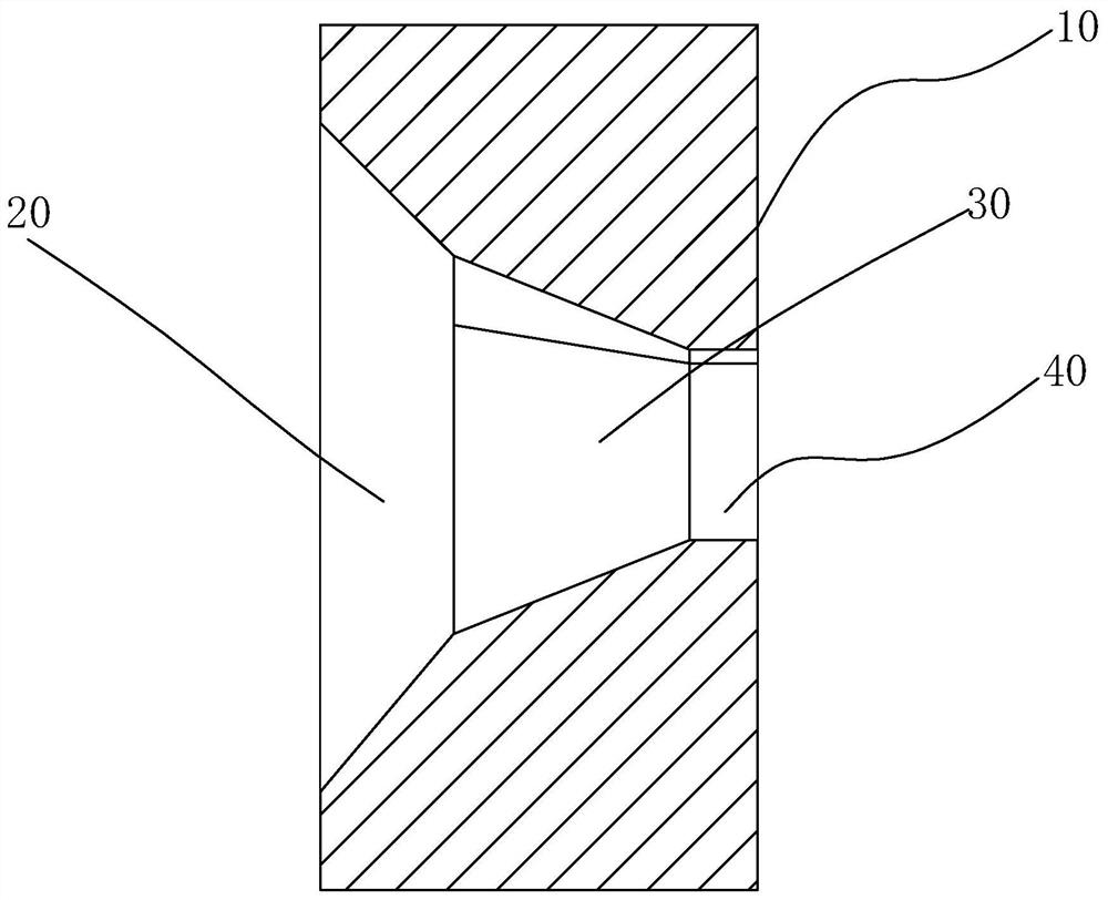 Pressing-like special-shaped wire stranded conductor single-wire drawing die, conductor and processing method