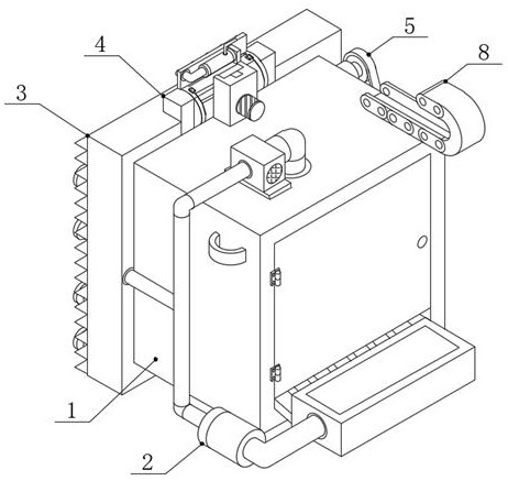 A kind of automatic repair equipment for damaged external facade of sandwich panel wall