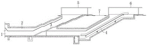 Design structure of subway station entrance-exit in narrow area of urban road