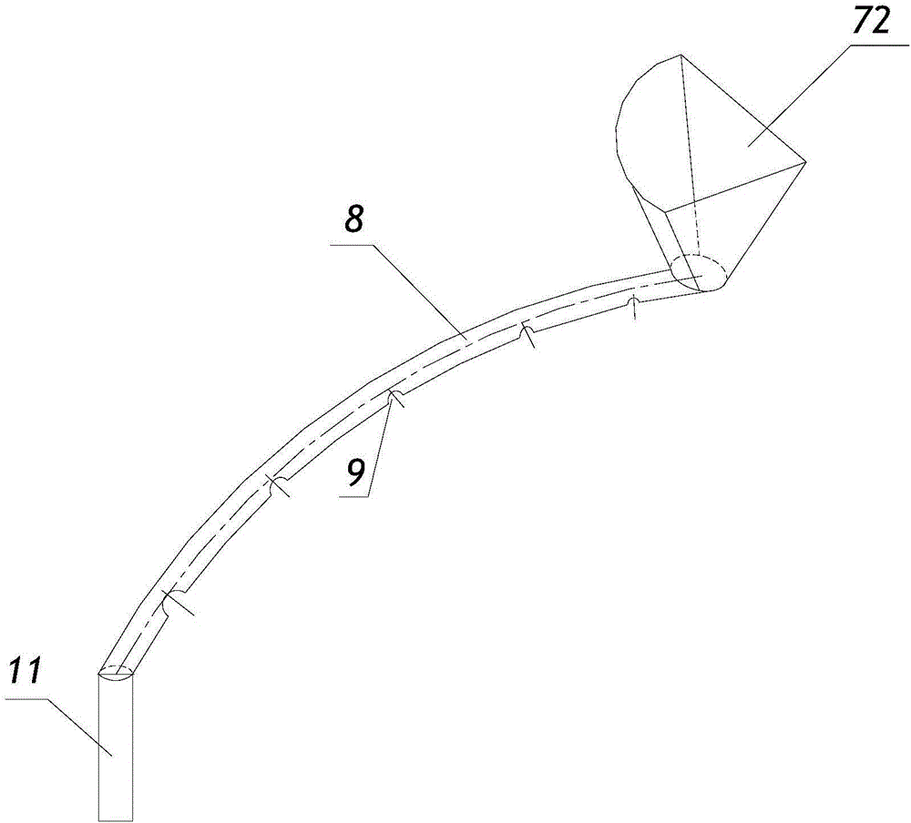 Cross-shaped dry powder extinguishing cover system