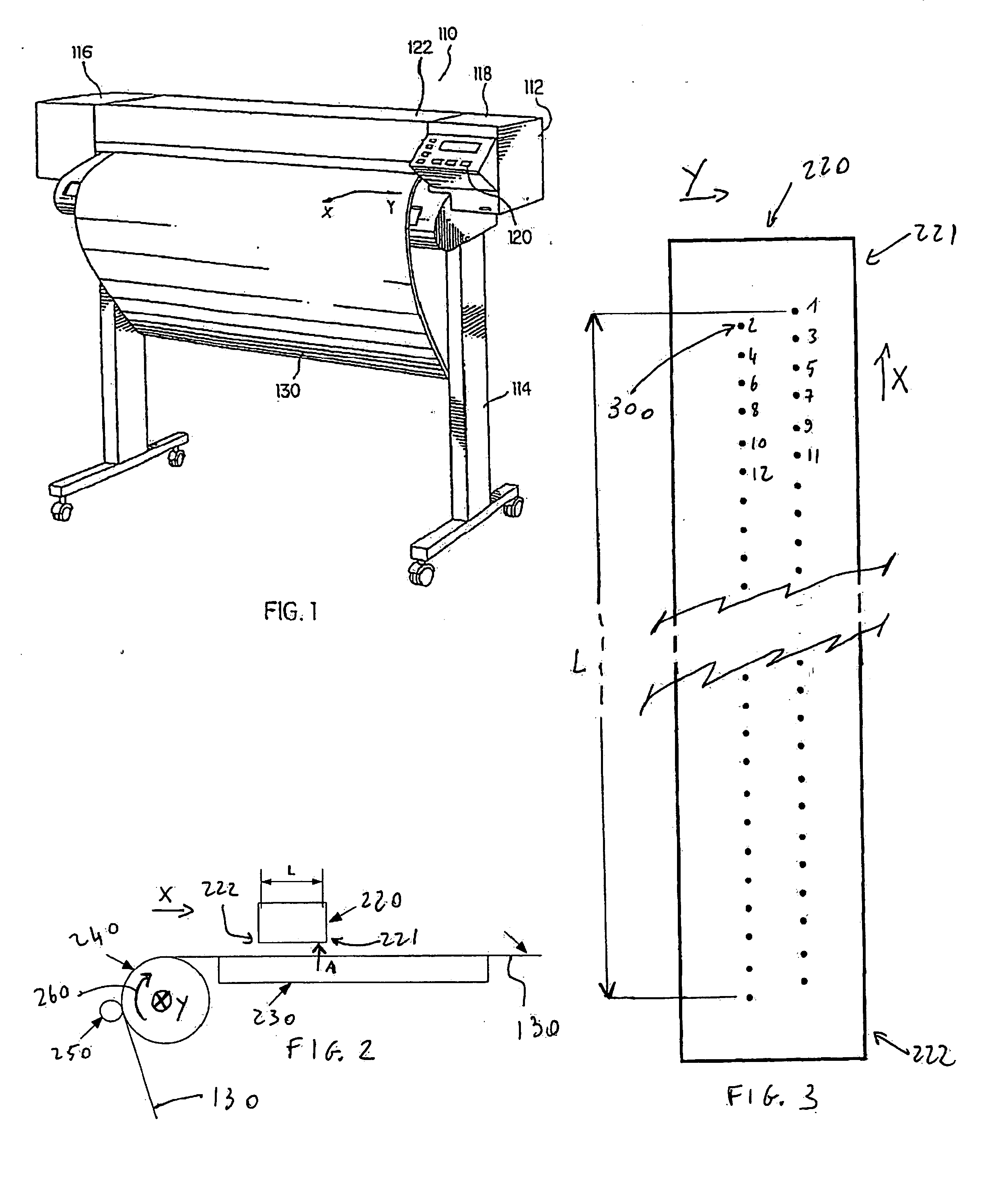 Calibration method for a printer