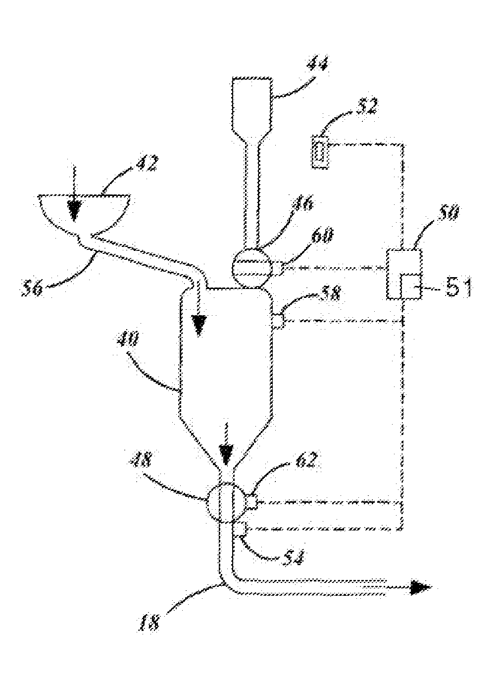 Aircraft sink with integrated waste disposal function