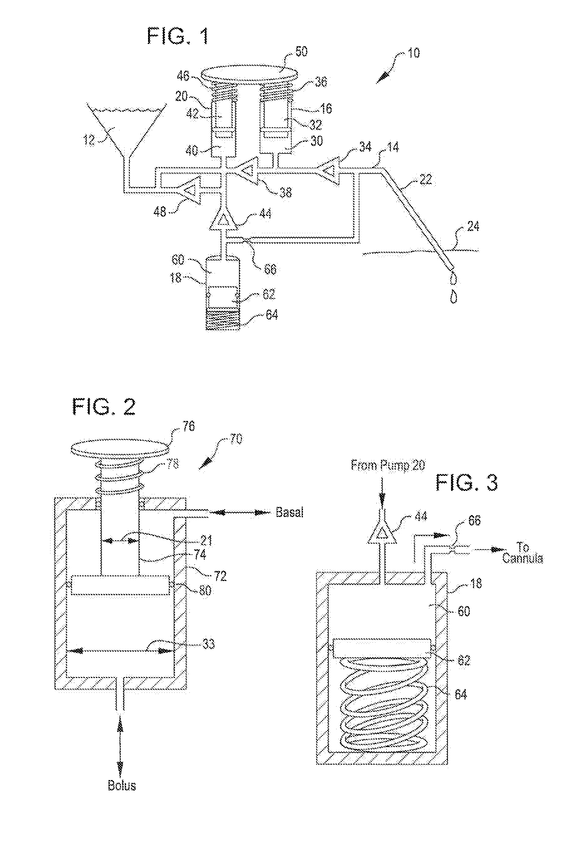 Manual basal bolus drug delivery device