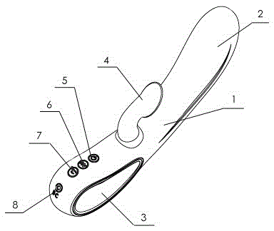 Air-suction vibration massager and using method thereof