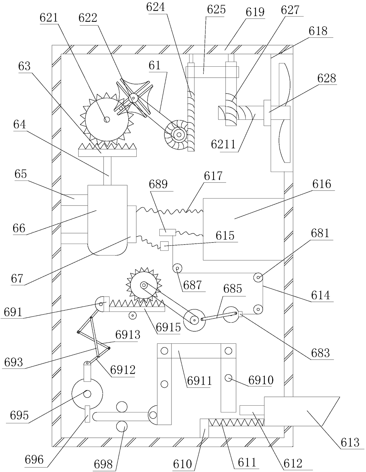 Novel elevator manufacturing plate paint spraying equipment