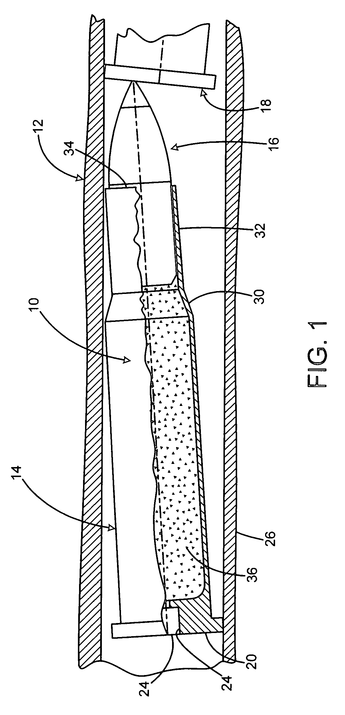 Rifle cartridge with bullet having resilient pointed tip