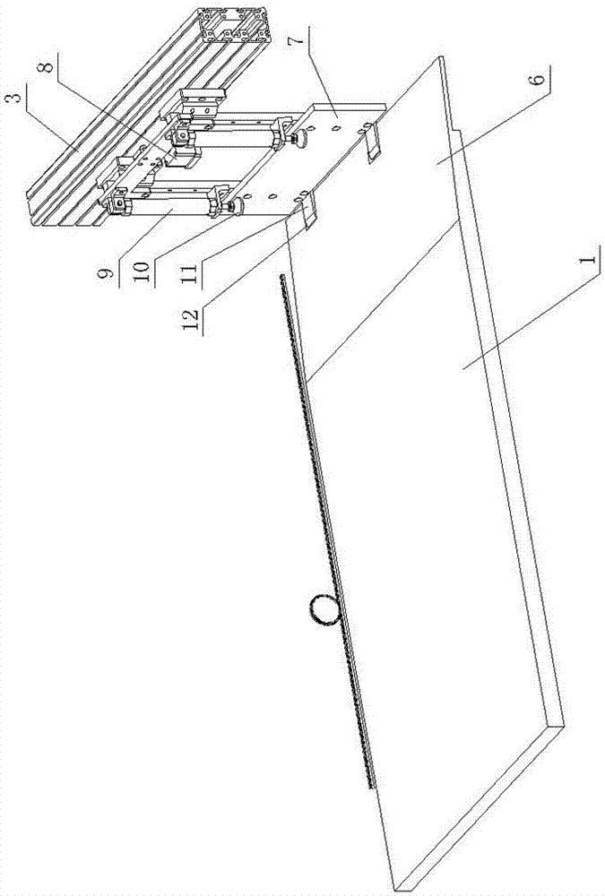 Paper grabbing mechanism of paper unloading machine