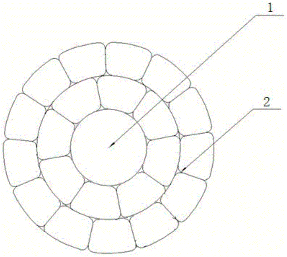 Composite core high-elongation heat-resistant aluminum alloy wire for smart energy and manufacturing method thereof