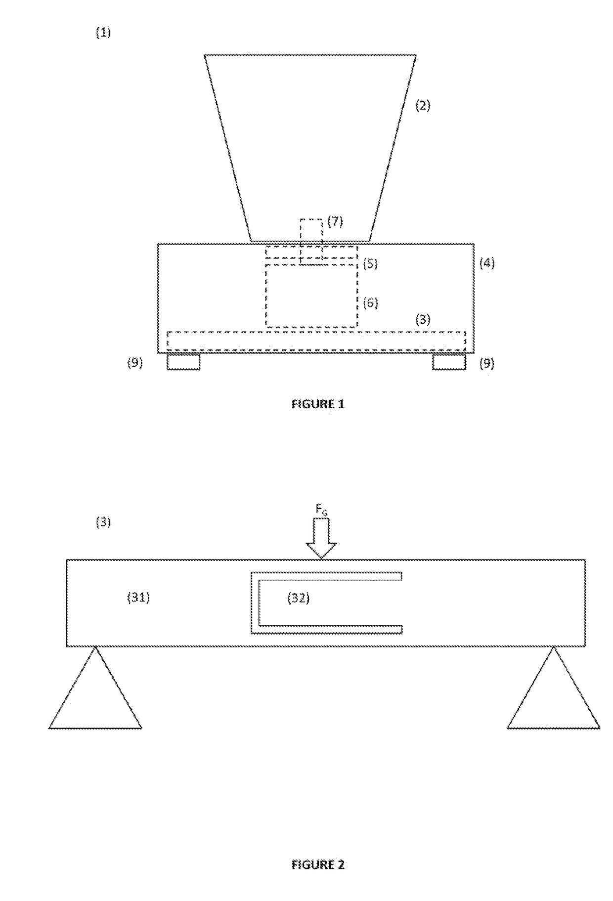 Food processing system presenting an integrated weighing arrangement