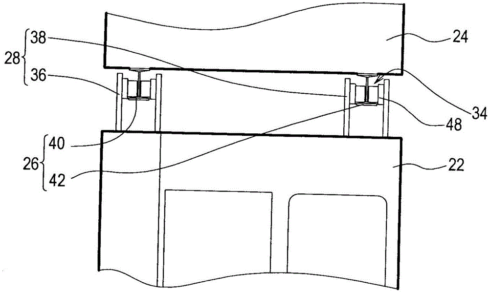 Wheel pressure balance mechanism for crane cab