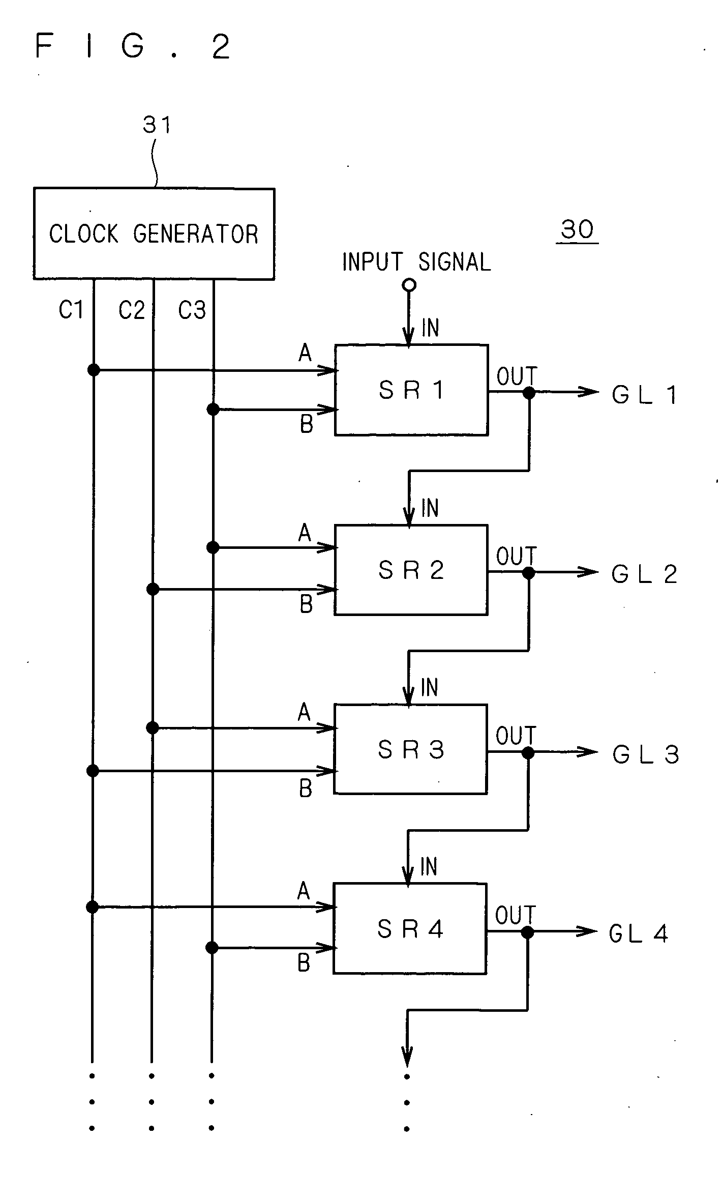 Shift register and image display apparatus containing the same