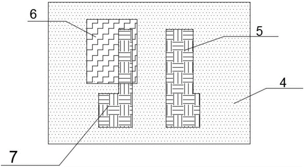 Potential type gas sensor based on Li3PO4-Li4SiO4 mixed solid electrolyte and preparation method thereof