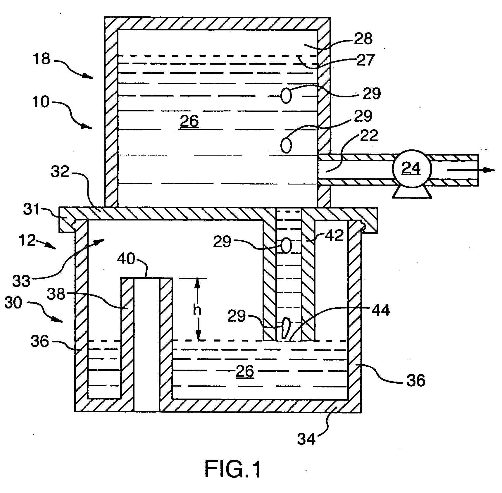 Vacuum released valve