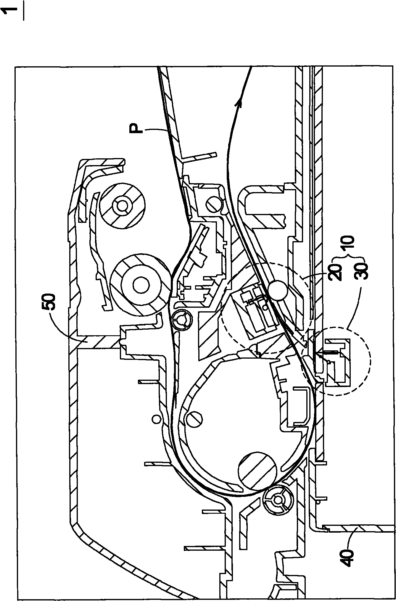 Image reading device with double image sensors