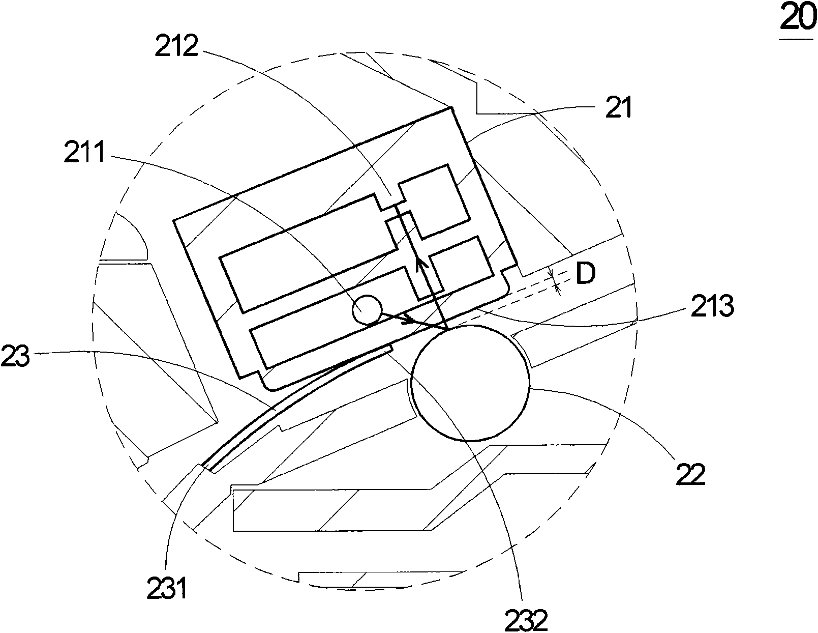 Image reading device with double image sensors