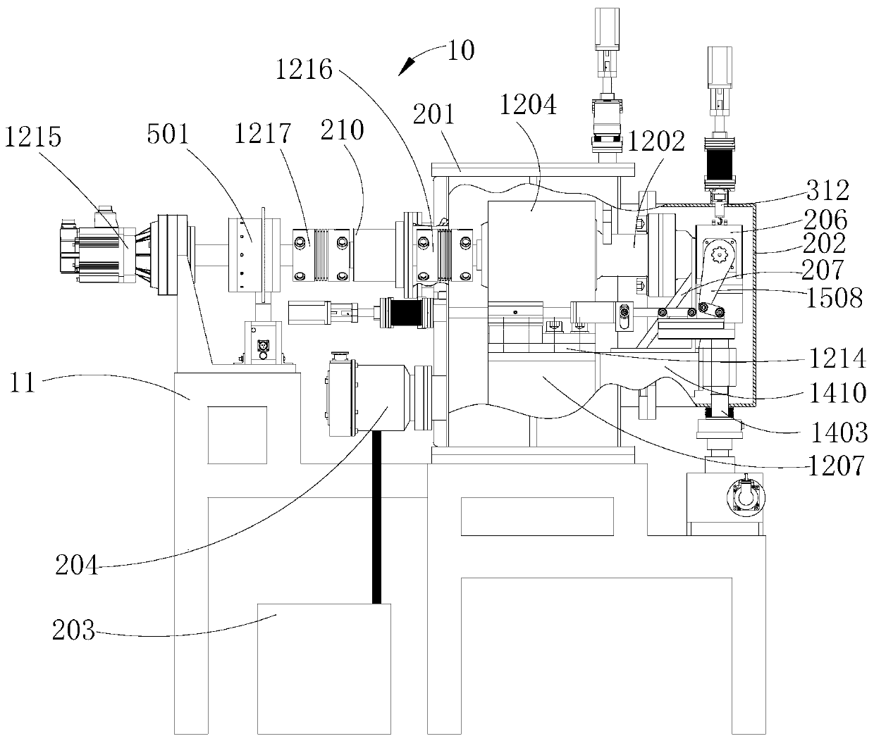 Low-temperature large-temperature variable joint bearing test platform and joint bearing measurement method