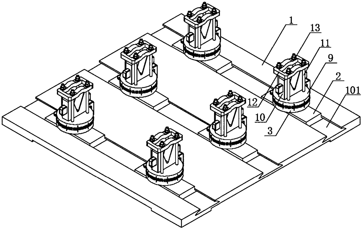 Mechanical positioning device for corner connecting pipe welding