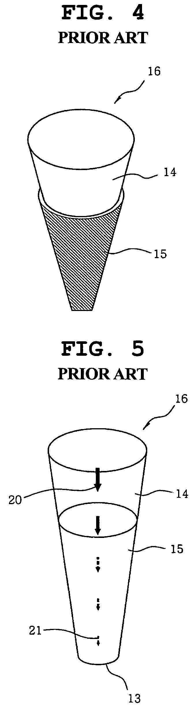 Pyramid-shaped near field probe using surface plasmon wave