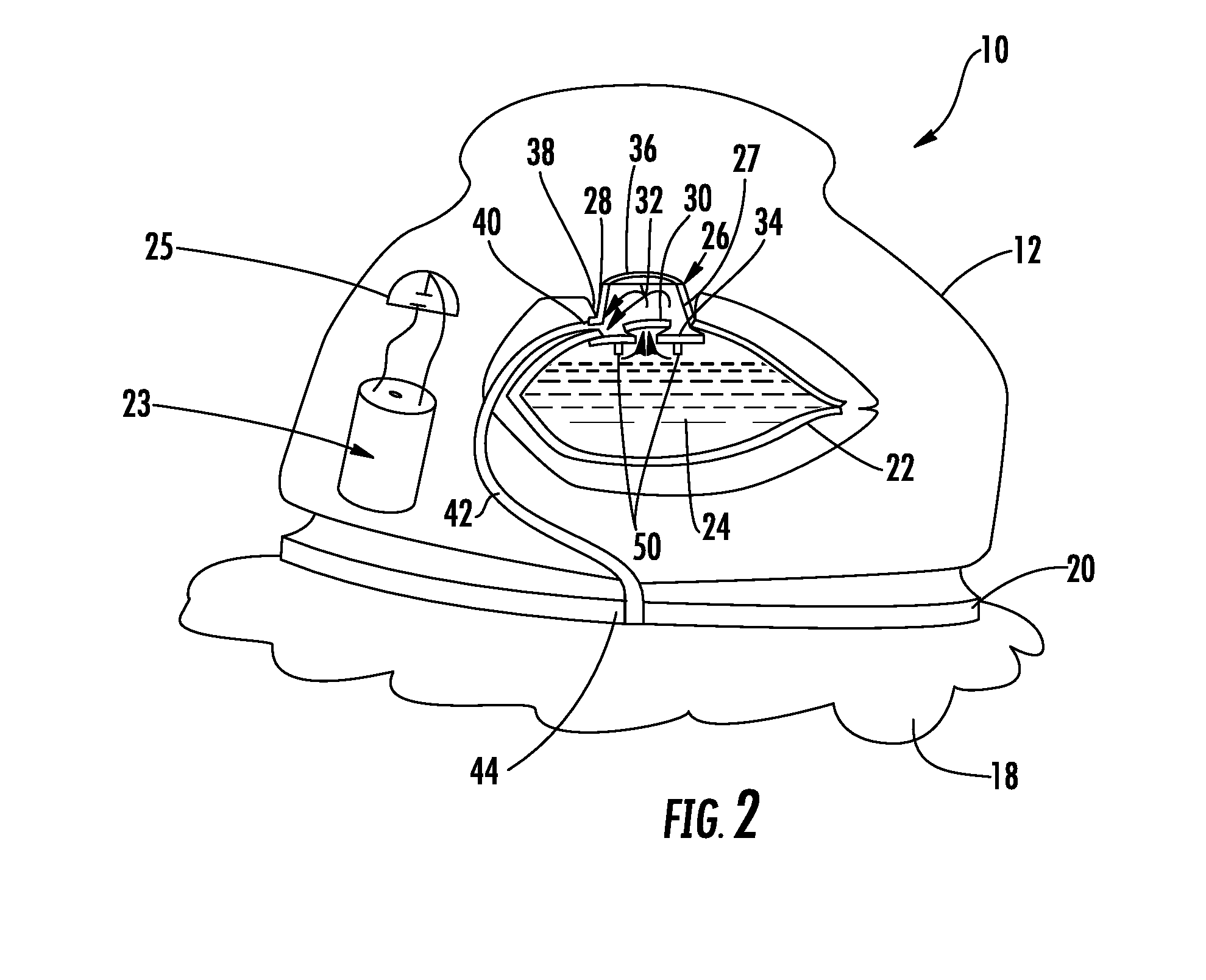 Surface scrubber with rotating pad